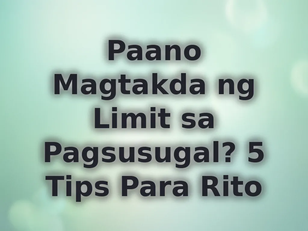 Budget management tips