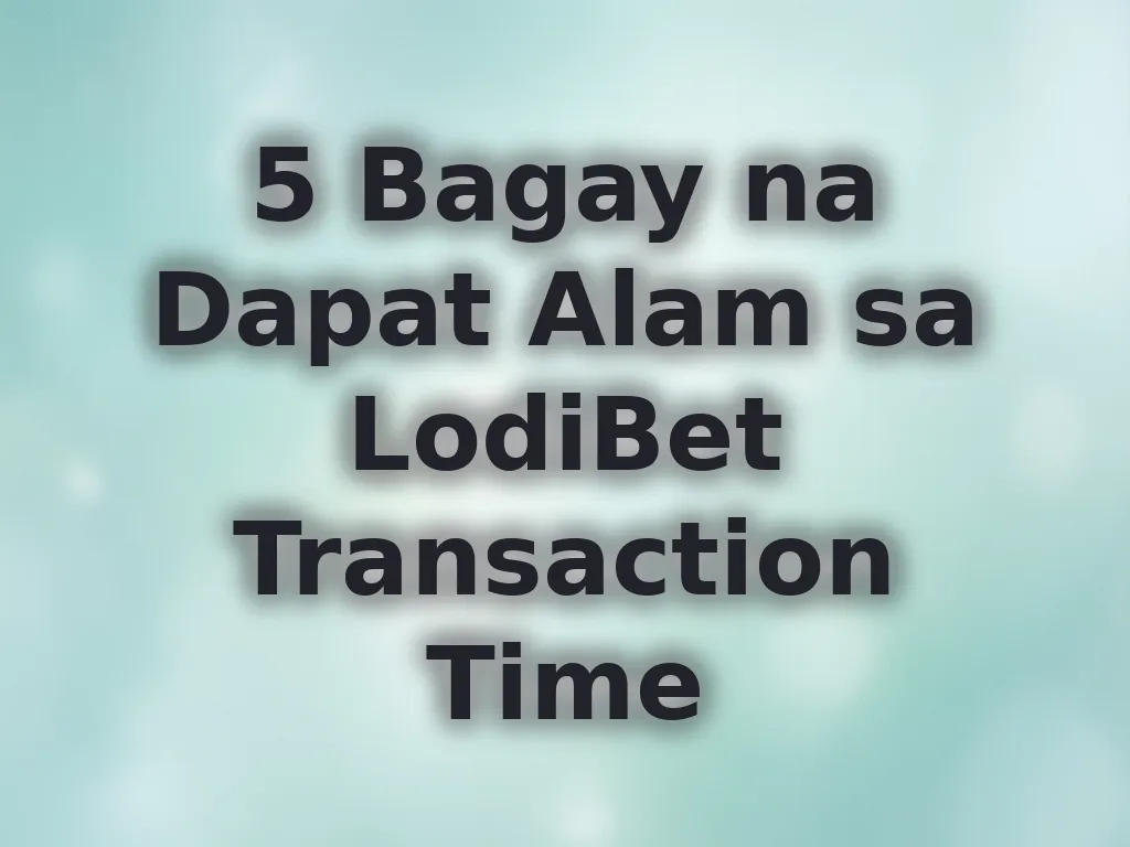 Transaction time guide